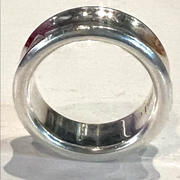TIFFANY AND COMPANY 1837 STERLING SILVER BAND RING | SIZE 5 - Picture 7 of 12